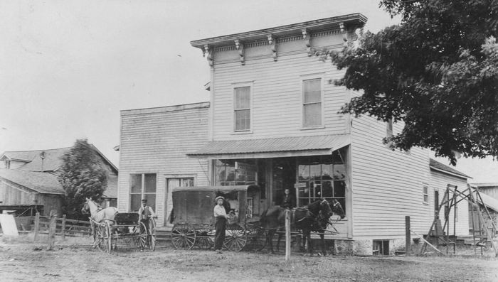 Elm Hall - Old Postcard (newer photo)